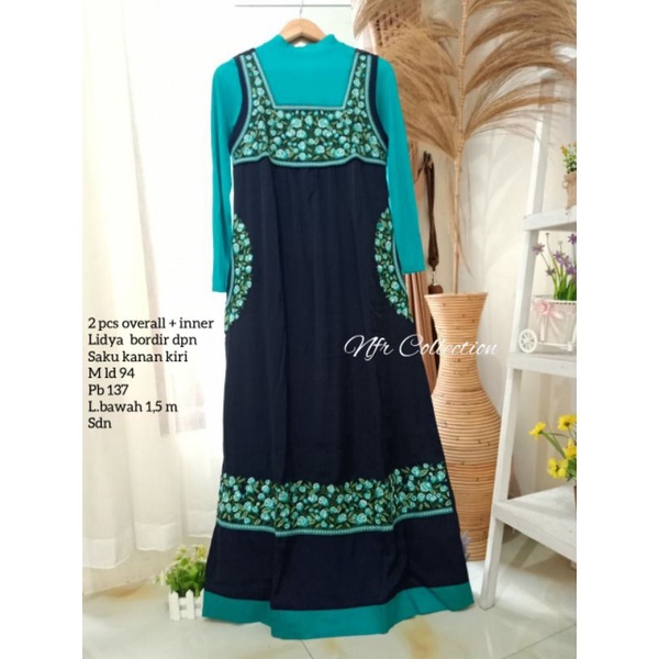 Gamis overall Lidya