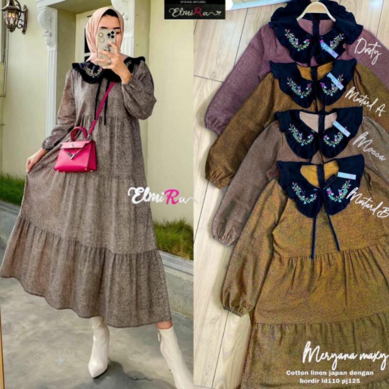 MESYANA MAXY BY ELMIRA (DRESS MUSLIMAH) Dress maxi rekomended