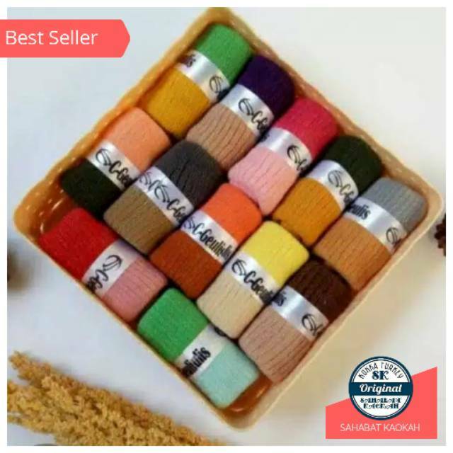 CIPUT BANDANA 2 WARNA / TWOTONE C-GEULIS ASLI MURAH