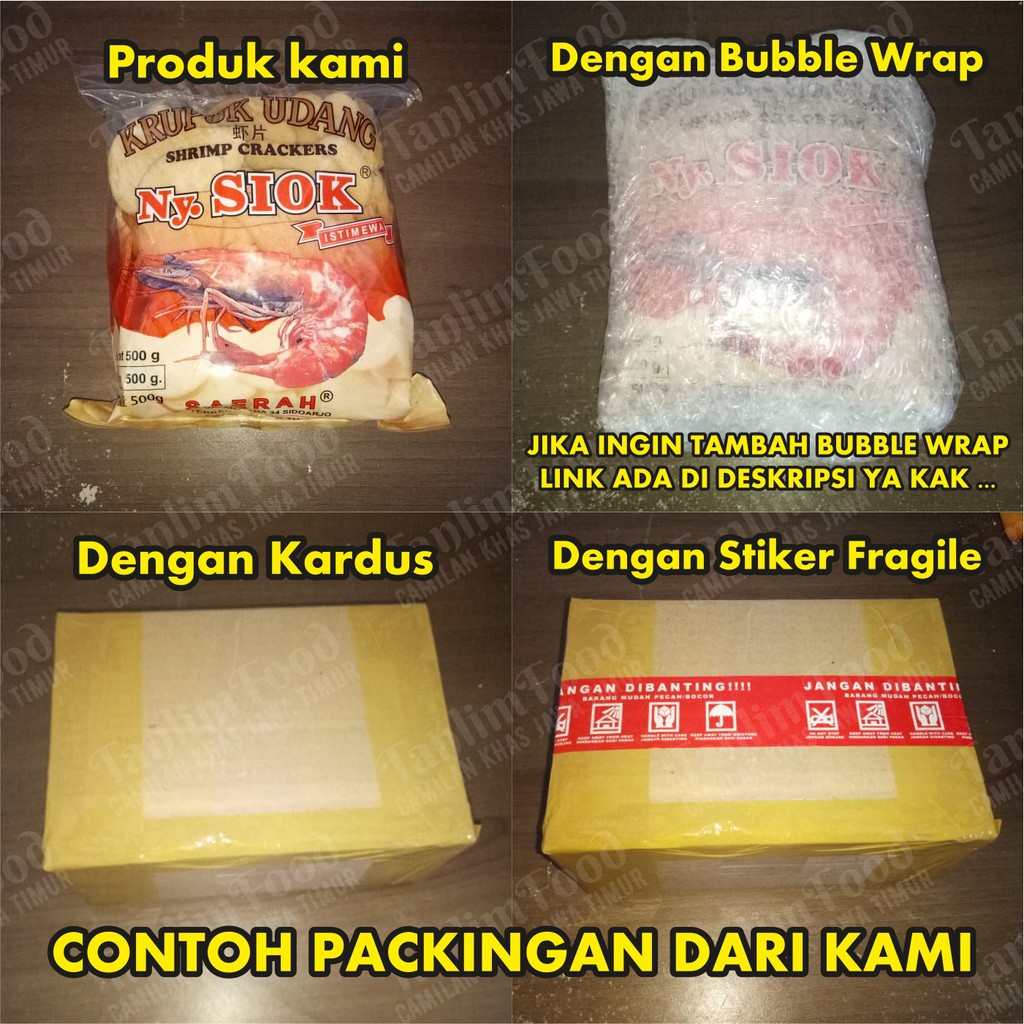 Krupuk / Kerupuk Udang Stik Ny. Siok 500gr - TanlimShop