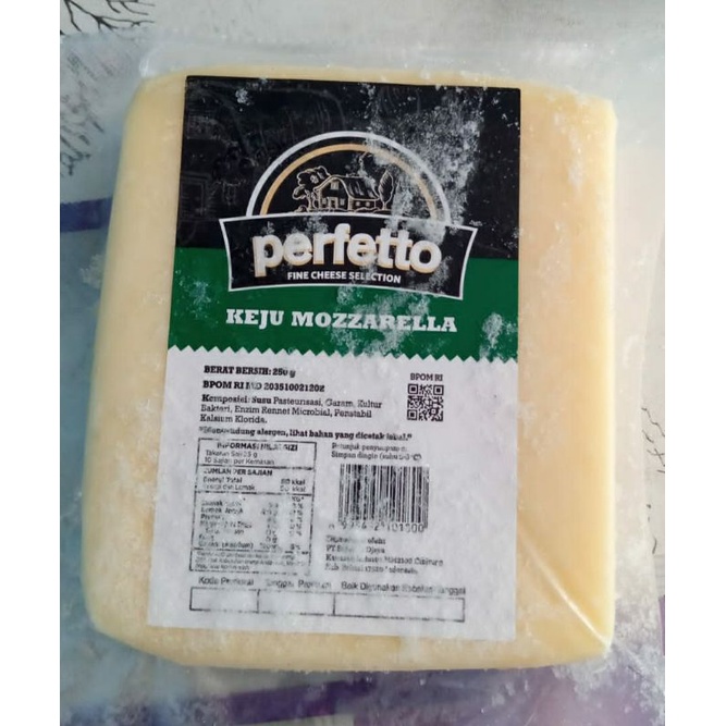 

Keju Mozarella Perfetto 250gr