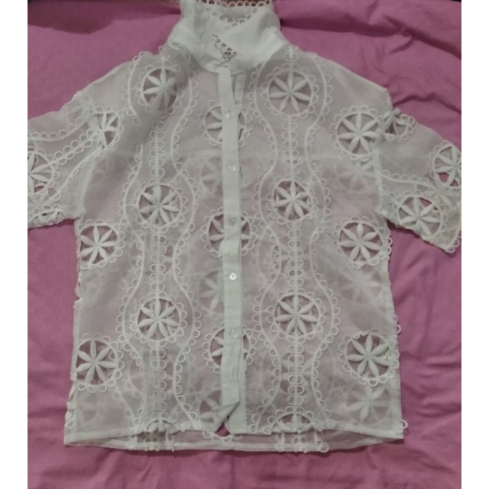 baju kemeja blouse sisa export rijek