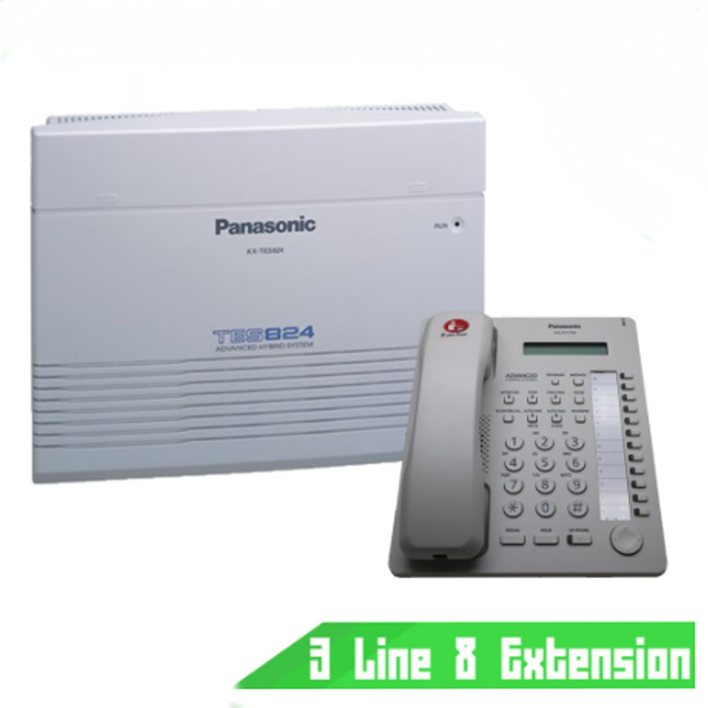 TERIMAKASIH Pabx <b>Panasonic</b> <b>KX</b>-TES824 + Telepon Key/Master <b>KX</b>-AT7730 (Putih)...