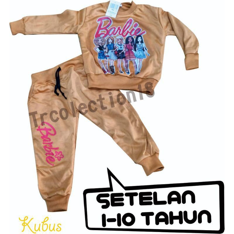 setelan sweater baju anak cewe cowoK 1-10 THN TRENING OLAHRAGA HARIAN JOGGER