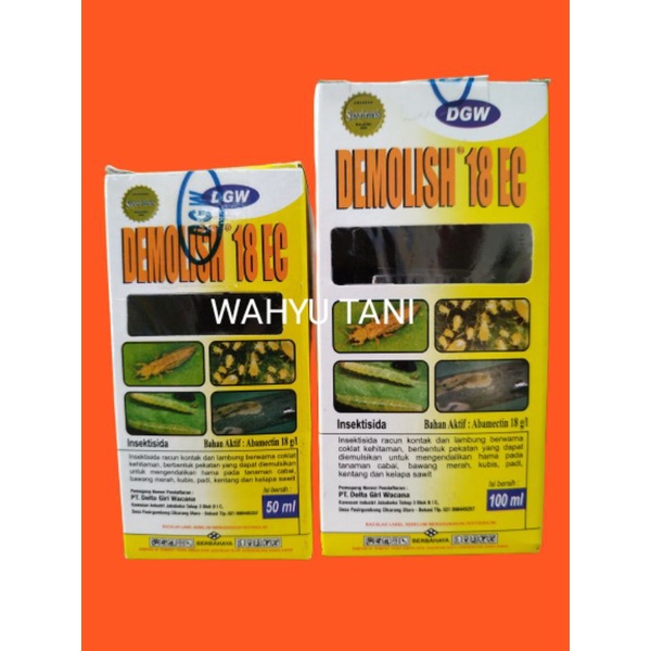 DEMOLISH INSEKTISIDA BAHAN AKTIF ABAMECTIN