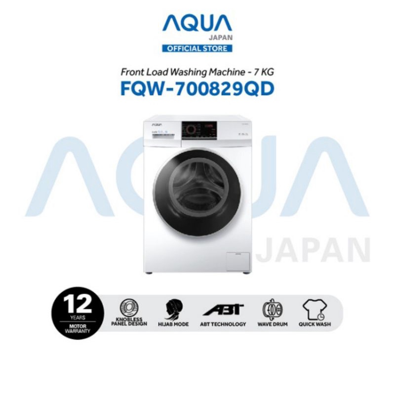 Mesin Cuci AQUA Front Loading FQW-700829QD 7 Kg