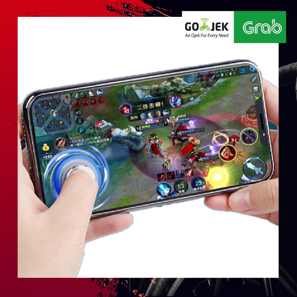 TERBARU ROUND JOYSTICK ANALOG SMARTPHONE - TOFOCO 360 Derajat Mobile Legends - Q8