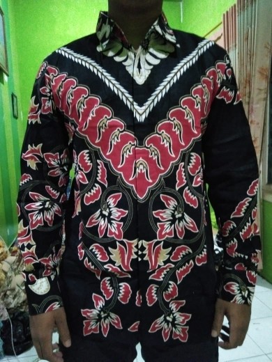 Kemeja Batik Lengan Panjang Pekalongan Size M,l,xl,xxl Terbaru