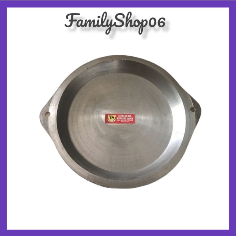 Loyang cetakan martabak manis 24 cm aluminium / loyang terang bulan]