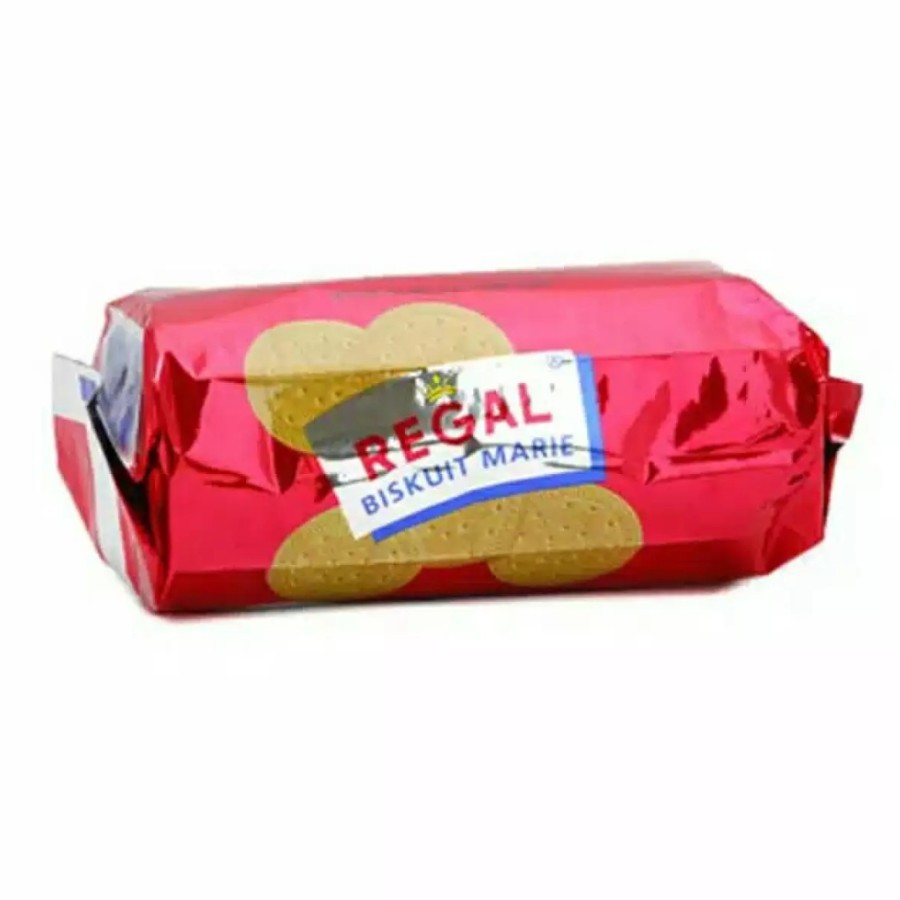 

REGAL BISKUIT MARIE R250 / MARIE REGAL BISCUITS / SNACK REGAL 230GR / CEMILAN REGAL R 250 (SATUAN)