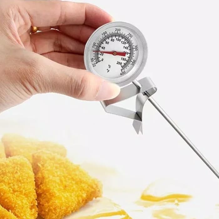 Termometer BBQ Stainless steel / Thermometer Masak Makanan Oven