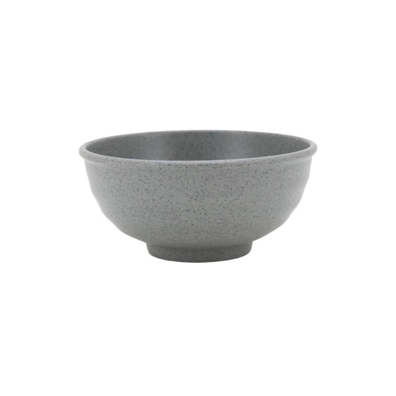 Mangkok Sup / Nasi / Kuah Melamin  ONYX 4.5, 6.5 &amp; 7.5 inch ABU -ABU /  JAPANESE BOWL MELAMINE GREY