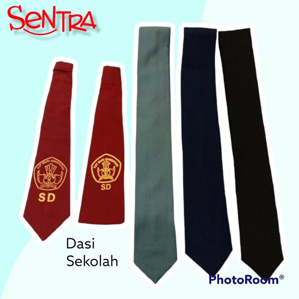 

Dasi Sekolah (Dasi SD, SMP, SMA, Hitam) / Perlengkapan Sekolah