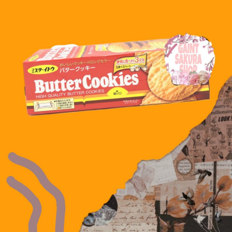 

Mr. Ito Butter Cookies / snack jepang / biskuit jepang / makanan jepang / makanan import / camilan