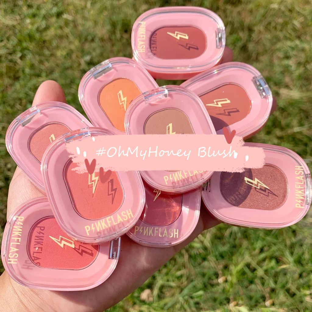 PinkFlash OhMyPinkFlash OhMyHoney  Naturally Pigmented Soft Powder  Blush O01 1Piece