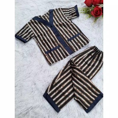 Set Piyama Batik Anak Cowok Cewek Umur 1 Sampai 2 Thn