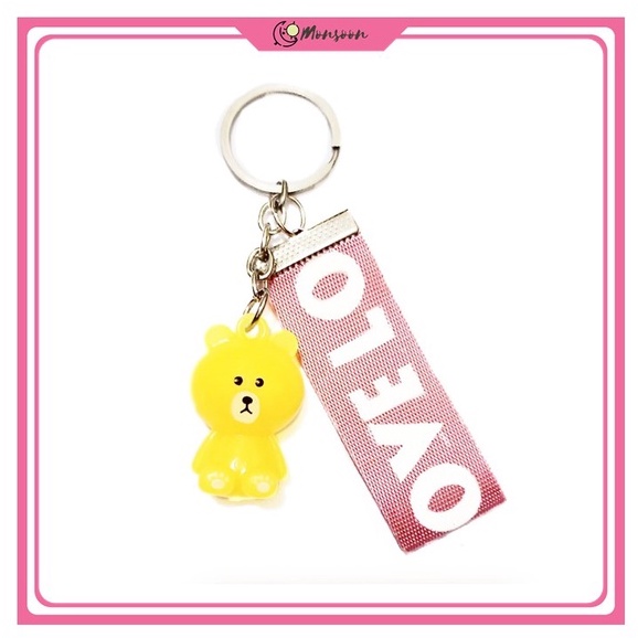 Monsoon - Gantungan LOVE BEAR Keychain Gantungan Kunci Aksesoris Tas