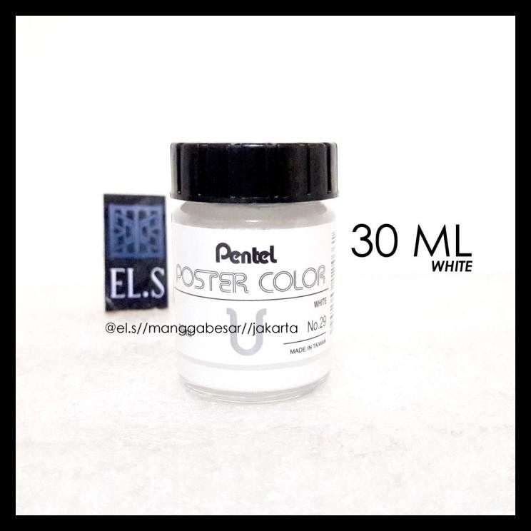 

Terlaris Pentel Poster Color 30 Ml White Cat Poster (Ppc30)