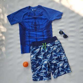 Rashguard dan trunk set Baju Renang Baju surfing Baju Rashguard dan trunk set Baju Renang Baju surfing Baju