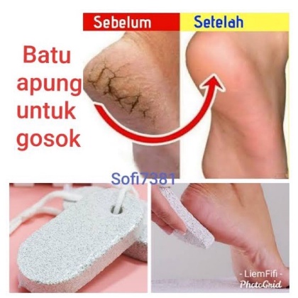 Alat Asah gosok kaki callus / foot file batu apung sikat pedicure gosok kaki batu sikat manicure