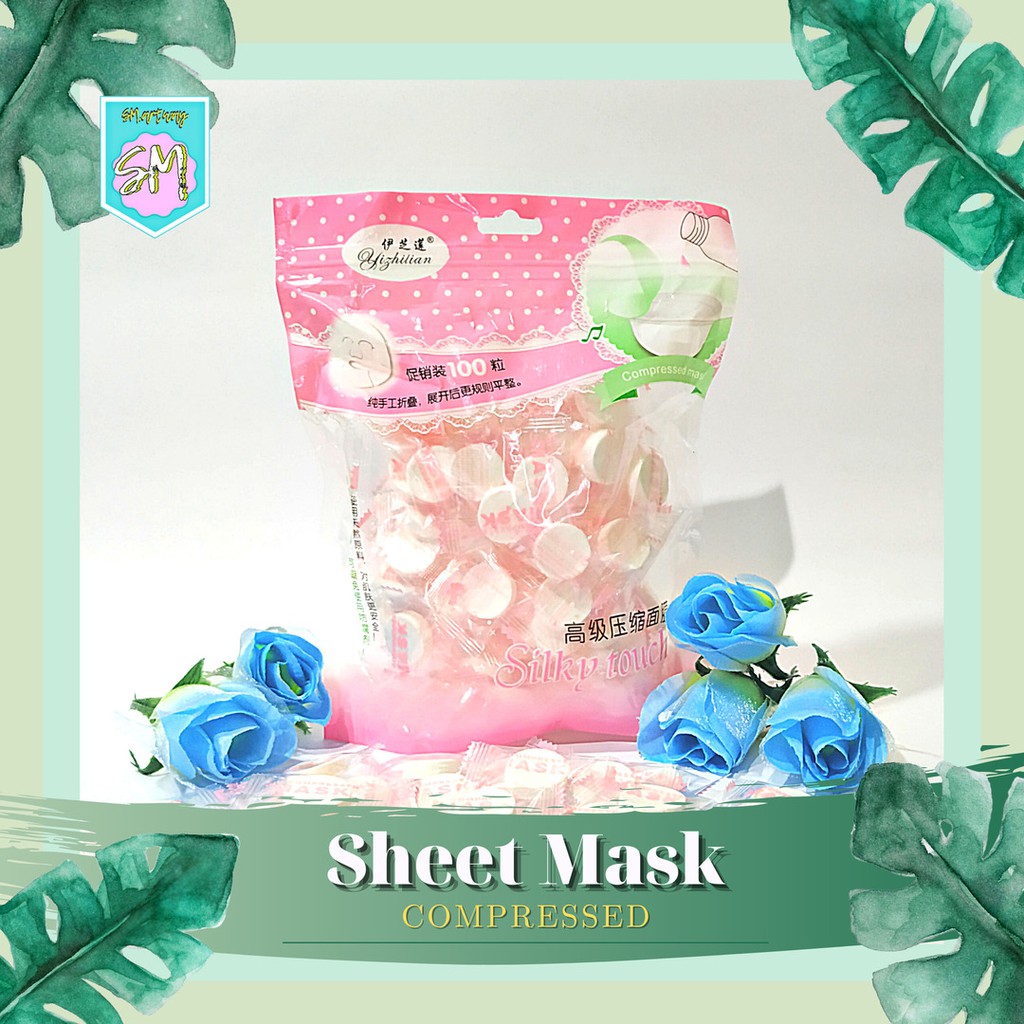 DIY Sheet Mask Cotton Compressed Masker wajah / Facial Ma