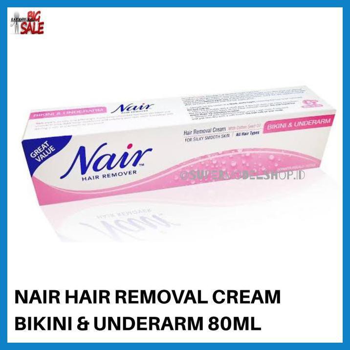 Jual Creamfoot Nair Removal Hair Cream Bikini & Underarm 80Ml Usa