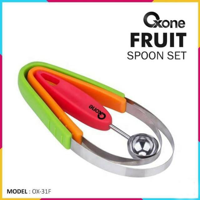 Oxone OX-31F Fruit Spoon Set/ Sendok Buah