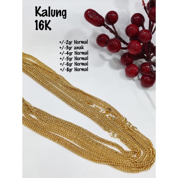 Kalung Rantai Emas Asli Model Gosok Papan Sisik Naga Cuban Curb Lepes Kuning Soft Kadar 700 16K Mas 