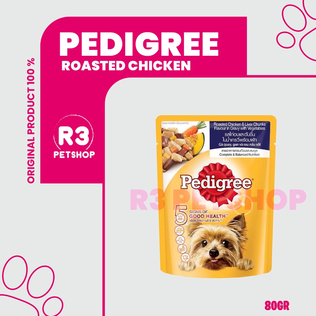 Makanan Anjing murah Pedigree pouch All Variant 80 gr