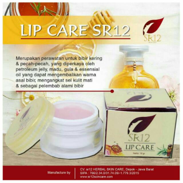 Lip care/pelembab bibir alami/mencerahkan warna bibir/membuat bibir merah alami