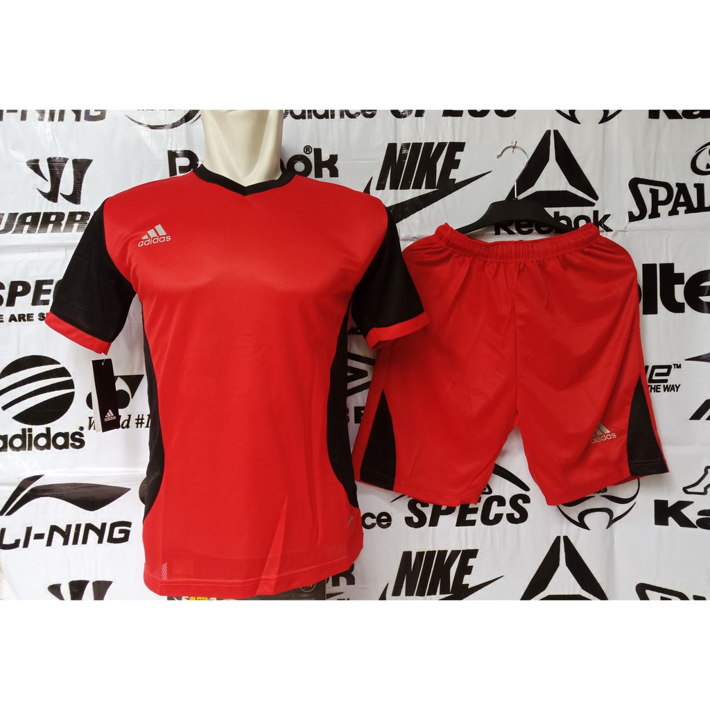 Setelan Jersey Futsal Sepak Bola Voly Adidas Kancing Dan Kerah