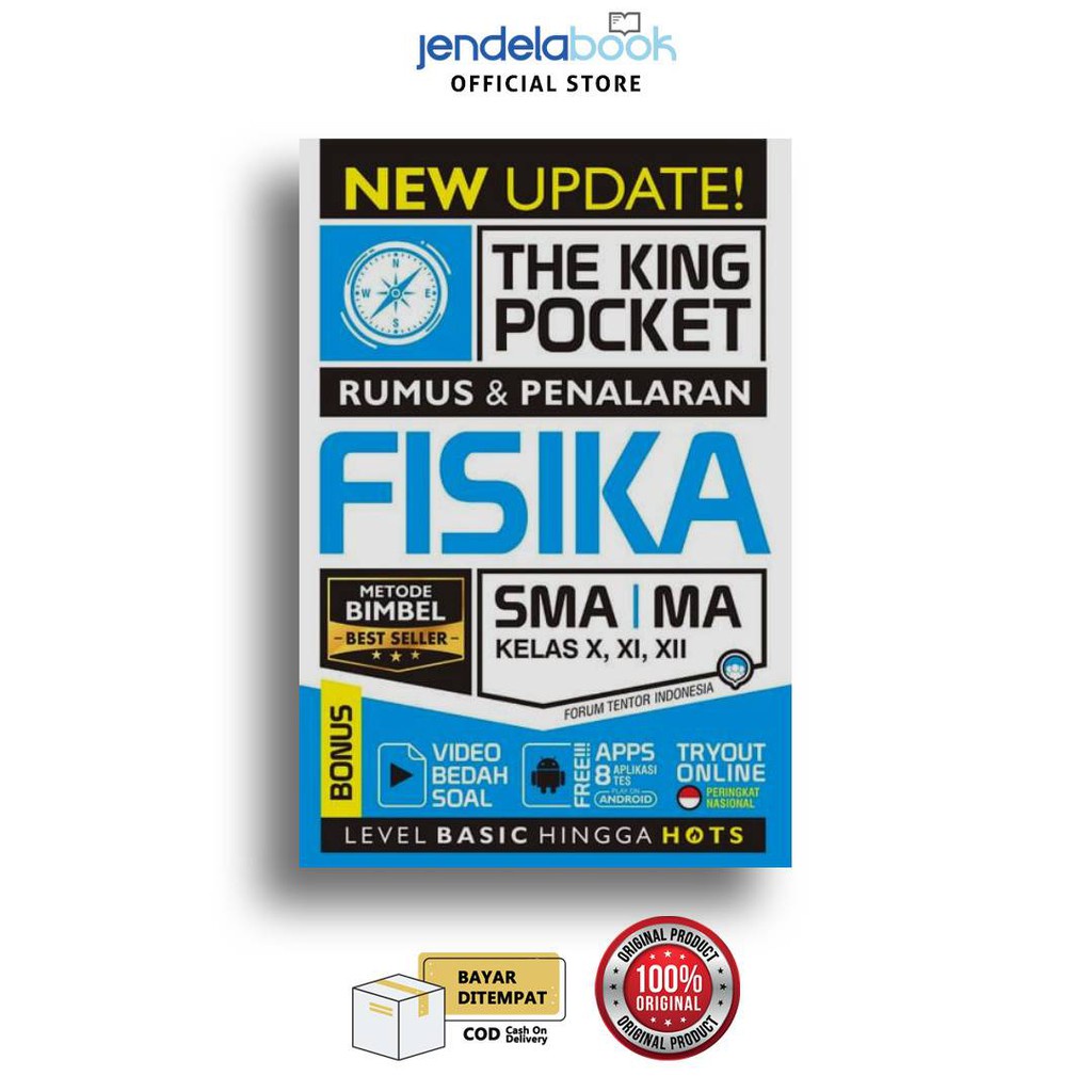 SMA The King Pocket Ipa Biologi Fisika Kimia Matematika New Update Hots-Pocket FISIKA SMA