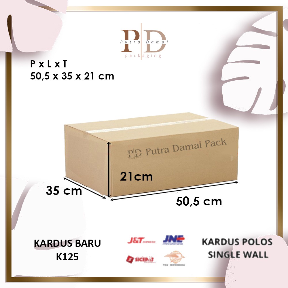 

KARDUS / BOX PARCEL CUSTOM DLL. UKURAN 50,5 x 35 x 21