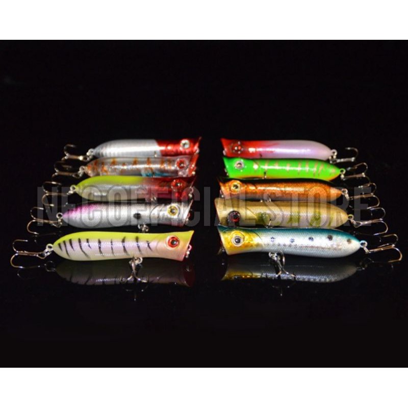 Mini popper 8cm / 11,5gr Rekomendasi untuk ultralight casting / popping