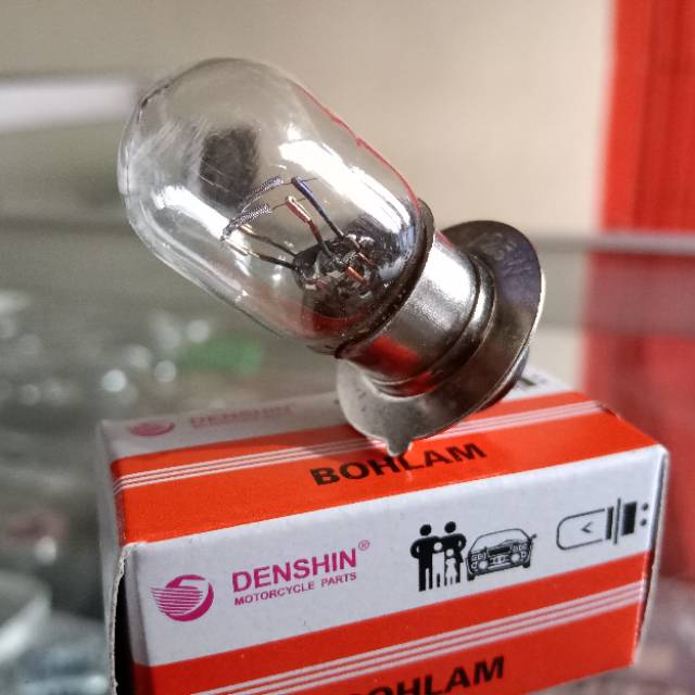 Bohlam lampu depan motor bebek H6 12v DENSHIN