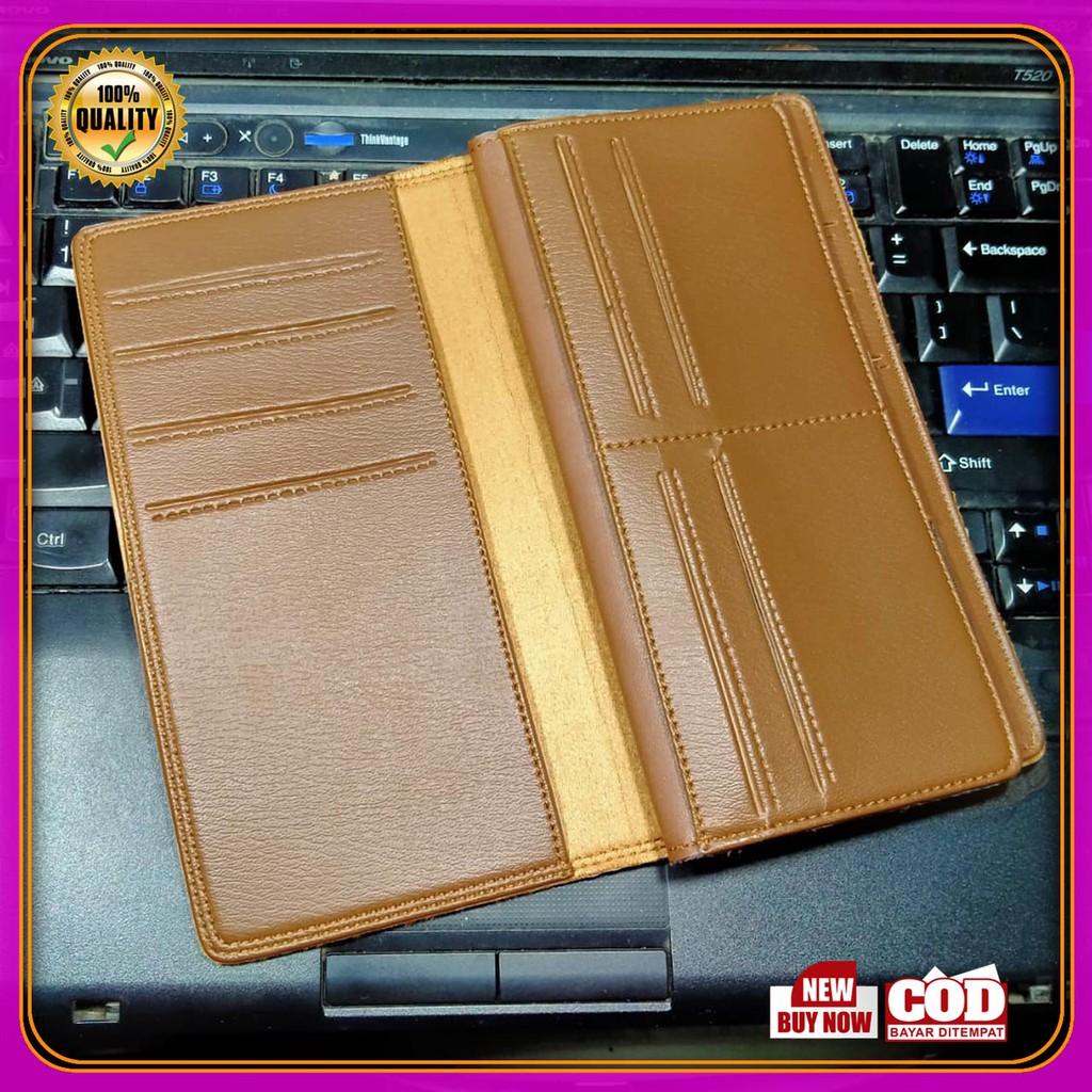 (Cod) dompet grosir pria panjang bahan PVC Premium bayar di tempat