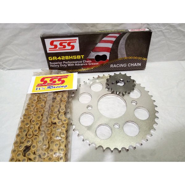 BEST SELLER   gear sss set 428 hsbt jupiter mx 135.new jupiter mx 135.