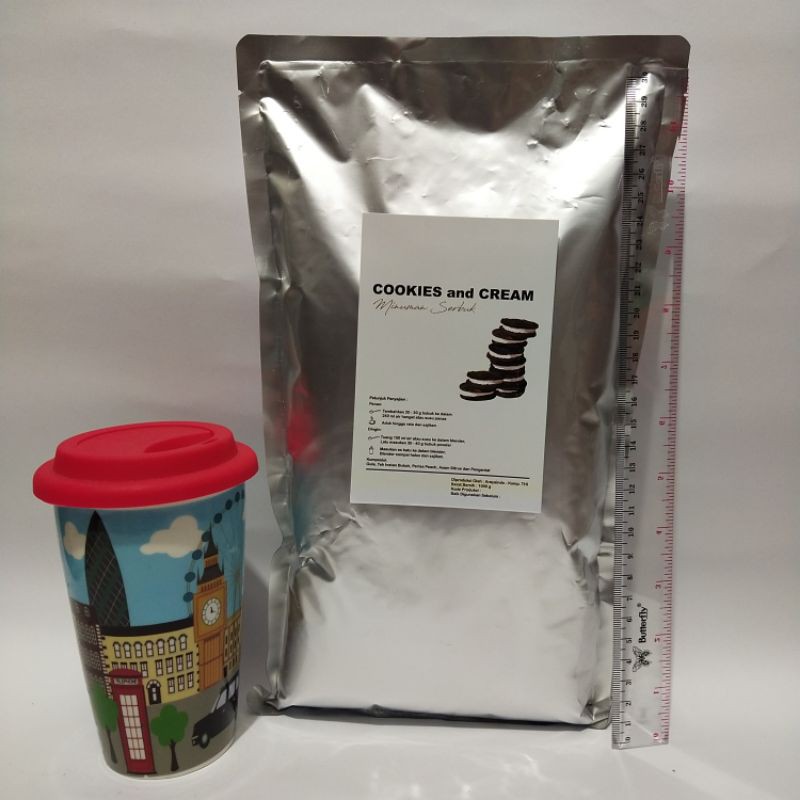

Cookies and Cream 1kg merk akaya minuman serbuk