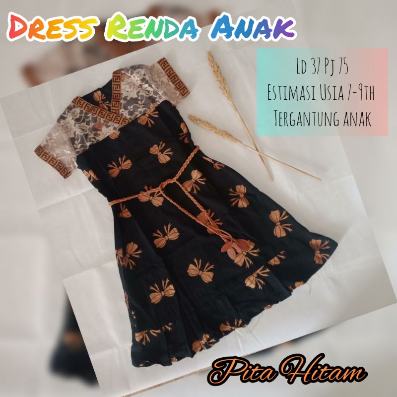 Daster Renda Anak/Dress kimono Anak/Daster Kimono/Daster Anak Murah