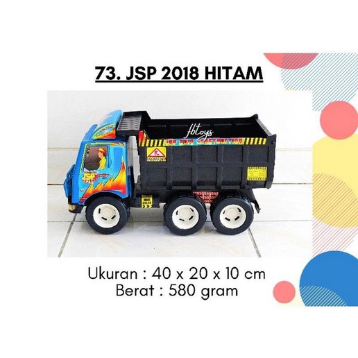 Mainan Anak Mobil Truck JSP 2018 Hitam