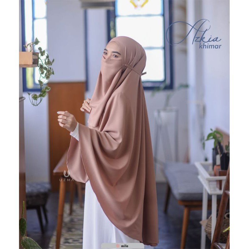 Azkia Jumbo KHIMAR TALI uzma hijab KHIMAR TALI NONPET khimar free cadar BERGO TALI NONPET khimar sya