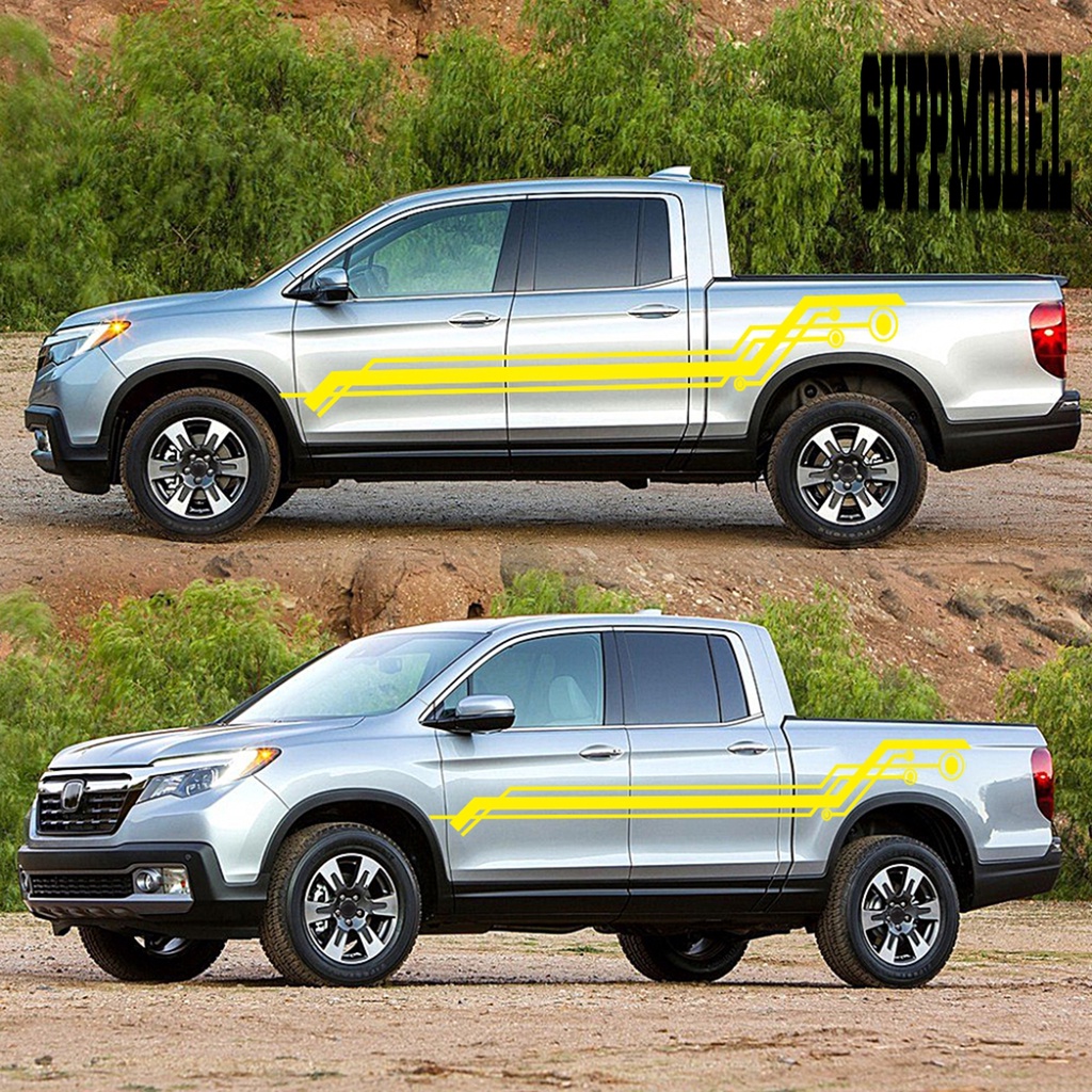 2pcs Stiker Mobil Motif Tulisan Noshrinking Untuk SUV