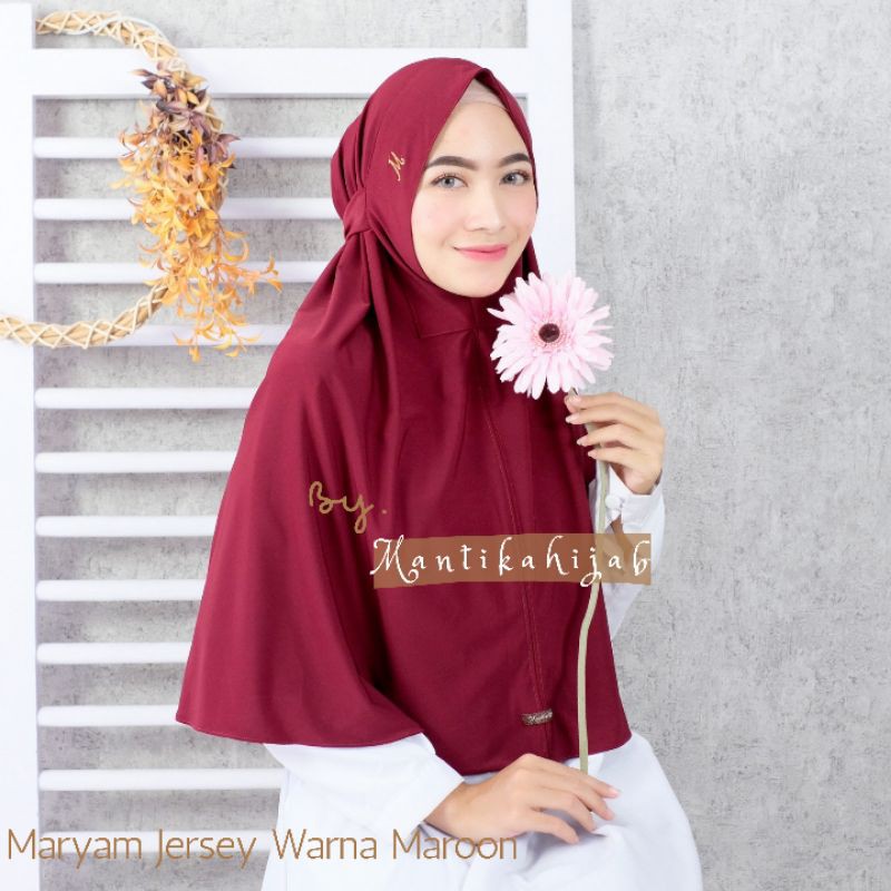 MARYAM JERSEY BERGO TALI HIJAB INSTAN ORIGINAL JERSEY SUPER NON PER-2