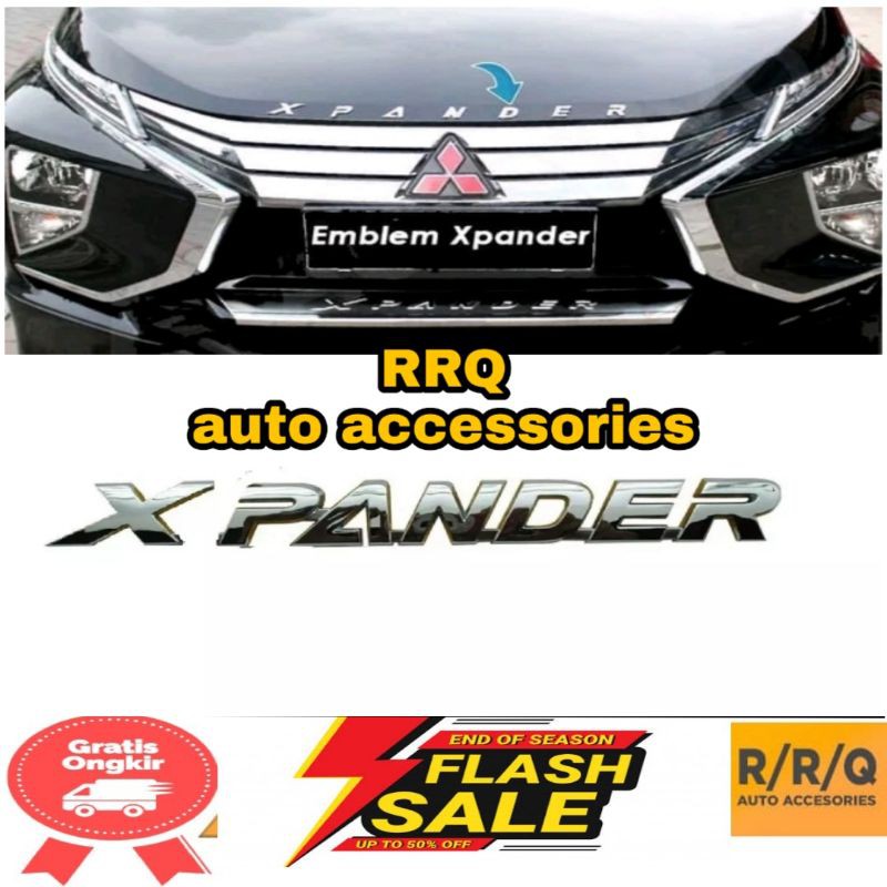 Jual Emblem Kap Mesin Xpander Logo Kap Mesin Xpander Tulisan Di Kap