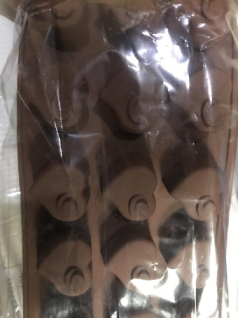 Cj Cetakan Silikon Coklat Puding Mini Style Heart