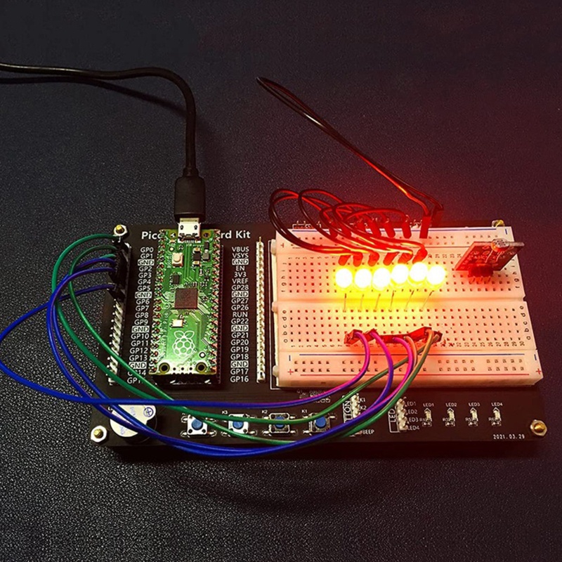 Btsg Raspberry Pi Pico Breakout Breadboard Papan Sirkuit Pengujian Portable Pico Module