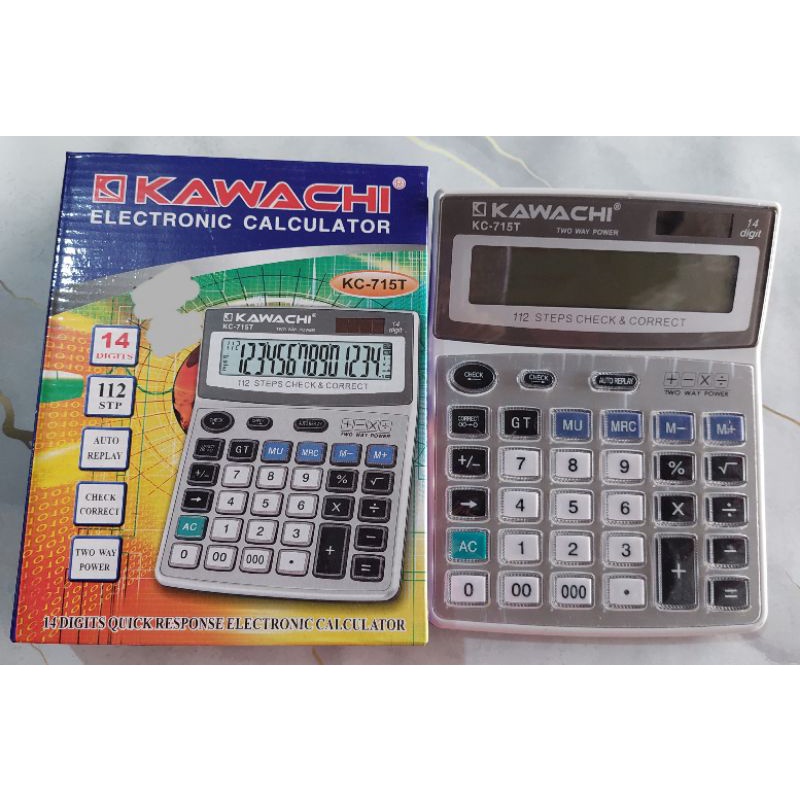 

KALKULATOR KAWACHI 14 DIGITS