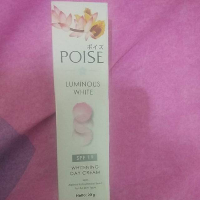 Poise luminous white day cream spf 19 , 20g