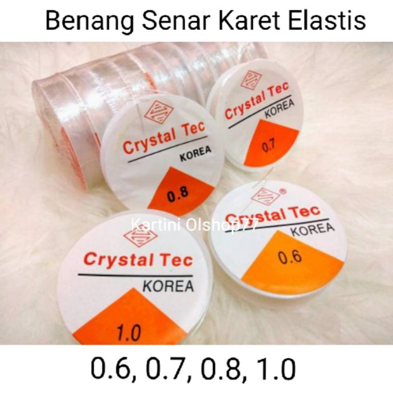 Senar Elastis // Tali Karet Transparan