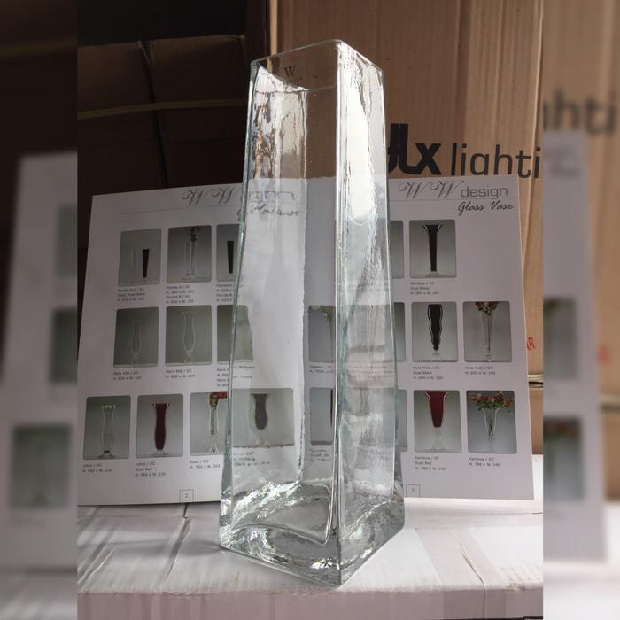 Best Seller Termurah Flowe | Vas Bunga / Aquarium Kotak Kaca Tebal | Vase Akuarium Cupang Hias Ikan